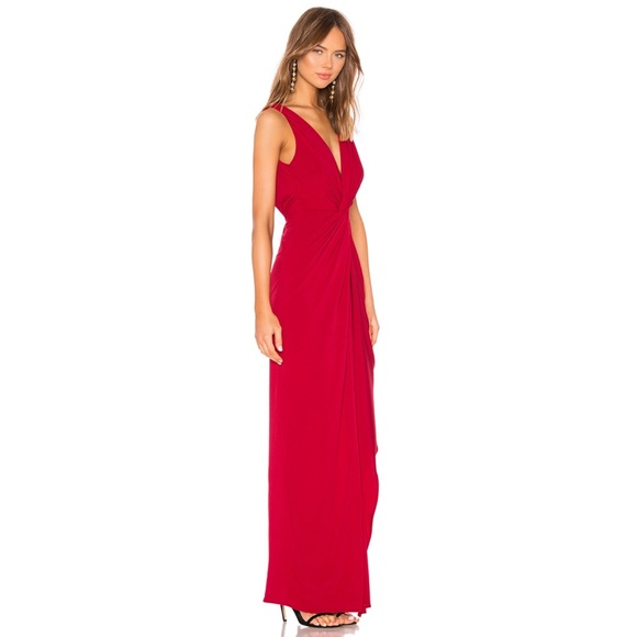 Katie May Leo Gown in Red Revolve Size Medium - Picture 5 of 6